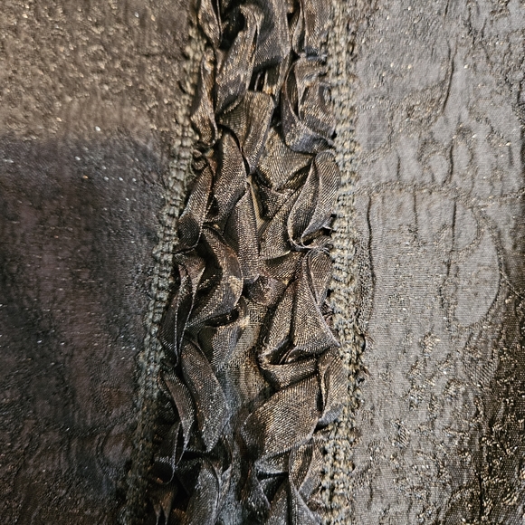 BERGAMO Women Black Elegant Jacket Size Large - Picture 8 of 13